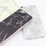 Wholesale iPhone 7 Plus Marble Design Case (Black White)